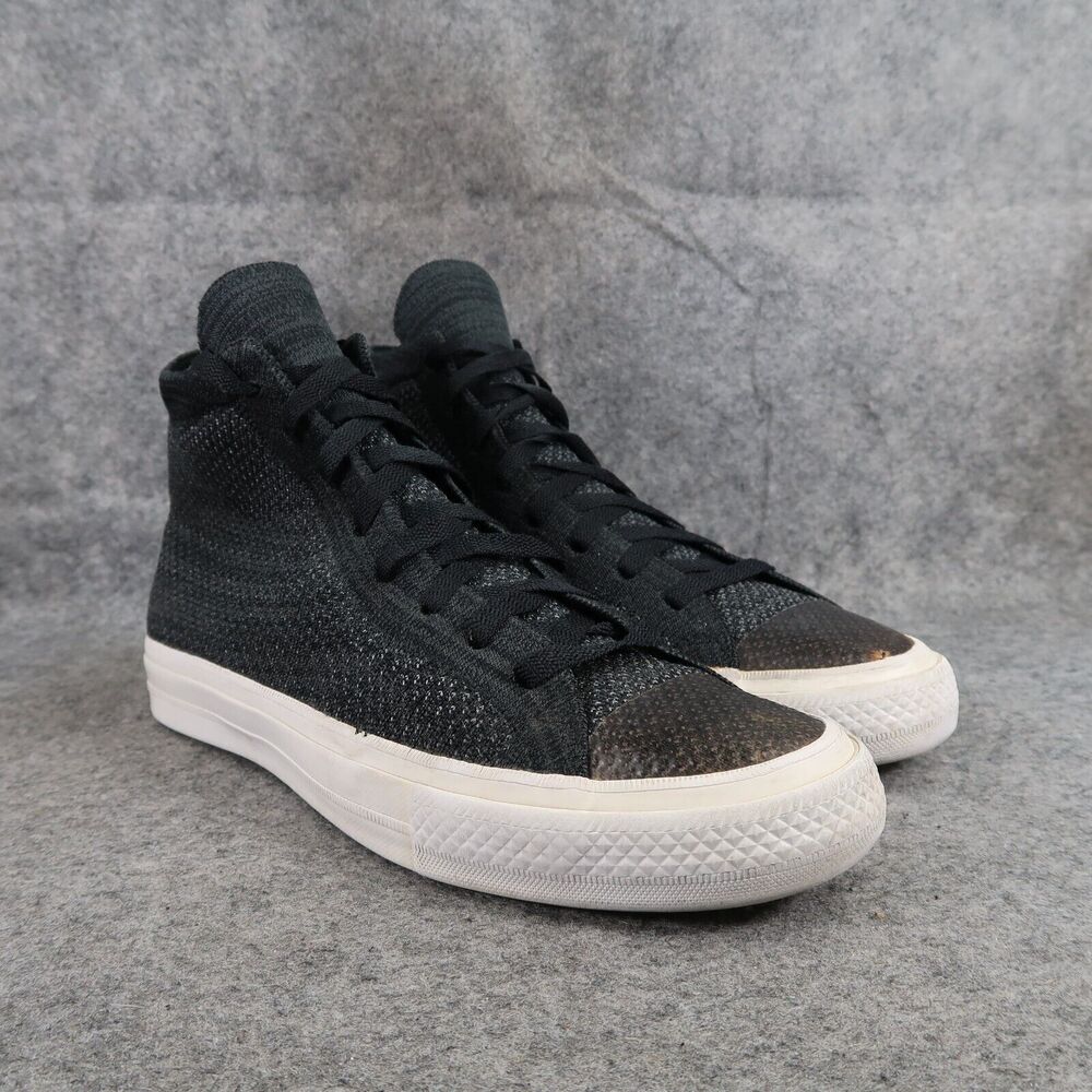 Converse Shoes Womens 10 Sneakers Chuck Taylor All Star II Flyknit Hi Lunarlon